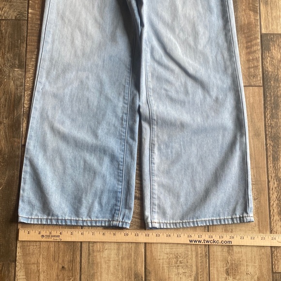 SO Super High Rise Light Blue Wide Leg Jeans - Picture 10 of 11